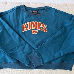 NWT Kimes Ranch crop sweatshirt